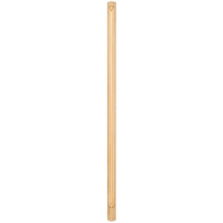 Hardware Resources 2-3/4" Wx2-3/4"Dx96"H Hard Maple Acanthus Corner Post CP-1-96HMP